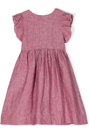 Il gufo Ärmelloses Kleid aus Leinen