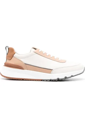 Brunello Cucinelli Sneakers mit Logo-Stickerei