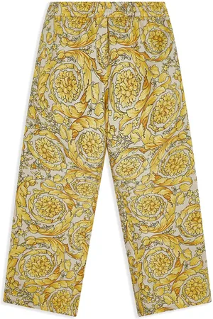 VERSACE Gerade Hose mit Barocco-Print