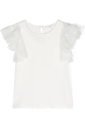 Chloé T-Shirt mit Rüschendetail