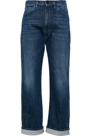 3x1 Halbhohe Cropped-Jeans