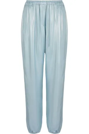 Giorgio Armani High-Waist-Hose im Metallic-Look