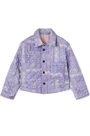 Palm Angels Gefütterte Astro Paisley Jacke