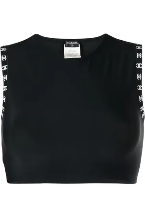 CHANEL 1997 Cropped-Top mit CC