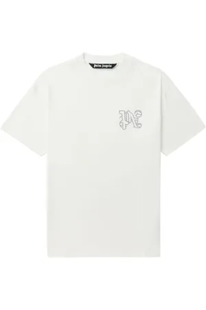 Palm Angels T-Shirt mit Nieten-Logo
