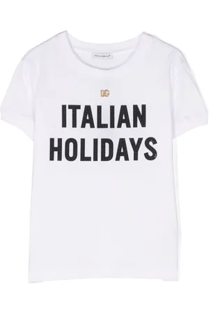 Dolce & Gabbana T-Shirt mit Logo-Schild