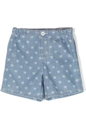 Gucci Jeans-Shorts mit Stern-Print