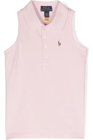 Ralph Lauren Ärmelloses Poloshirt mit Polo Pony-Stickerei