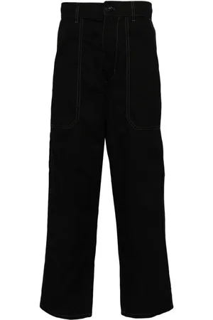 Chocoolate Straight-Leg-Hose im Workwear-Look