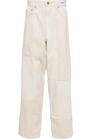 Chocoolate Straight-Leg-Jeans mit Einsätzen