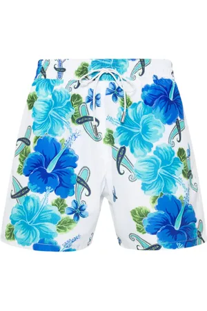 Etro Badeshorts mit floralem Paisley-Print
