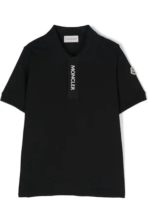 Moncler Poloshirt mit Logo-Patch