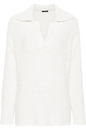 Joseph Strukturierter Strickpullover mit Polokragen