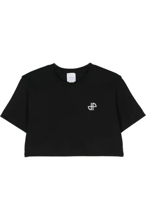 Patou Cropped-T-Shirt mit Logo