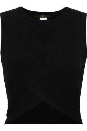 Twin-Set Top mit überkreuzten Trägern