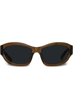 Linda Farrow X Dries Van Noten Sonnenbrille mit geometrischem Gestell