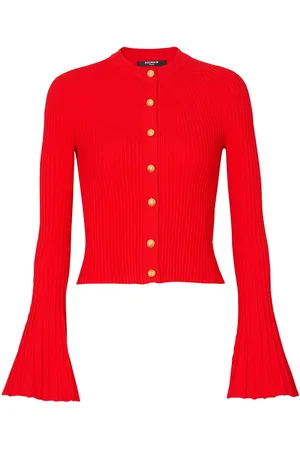 Balmain Cardigan mit Falten