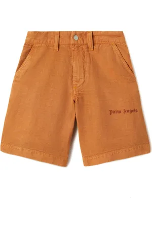 Palm Angels Gerade Shorts mit Logo-Print