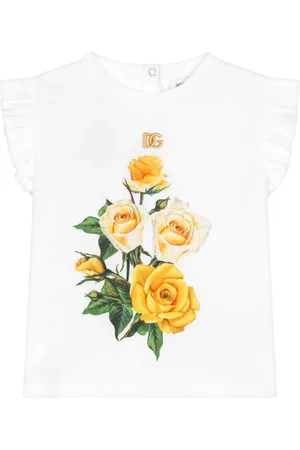 Dolce & Gabbana T-Shirt mit Rosen-Print