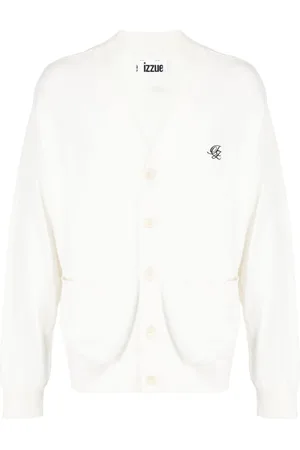 Izzue Cardigan mit Logo-Stickerei