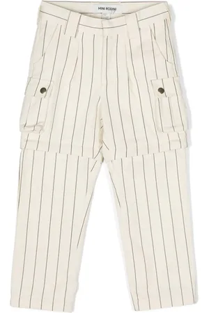 Mini Rodini Twill-Hose mit Streifen