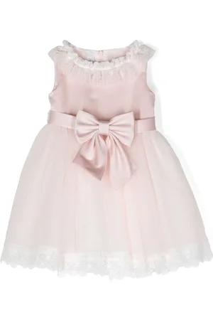 COLORICHIARI Tüllkleid mit Schleifendetail