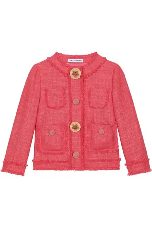 Dolce & Gabbana Tweed-Jacke mit Kristallen