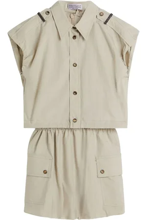 Brunello Cucinelli Kleid im Layering-Look