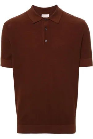 Fursac Gestricktes Poloshirt