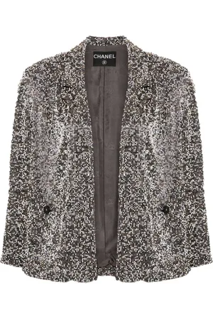 CHANEL 1999s Jacke mit Perlen