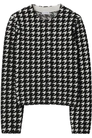 Burberry Pullover mit Hahnentrittmuster