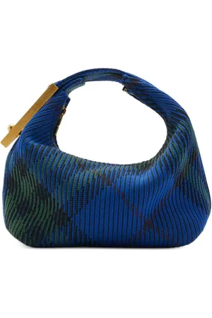 Burberry Peg Schultertasche mit Karomuster