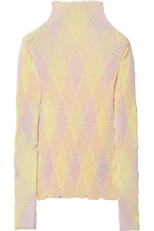 Burberry Intarsien-Pullover mit Stehkragen