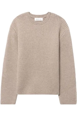 JOHN ELLIOTT Merinowollpullover in Waffelstrick
