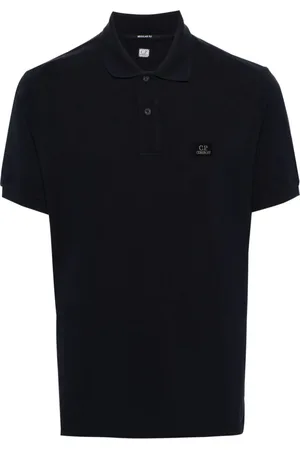 C.P. Company Poloshirt mit Logo-Applikation