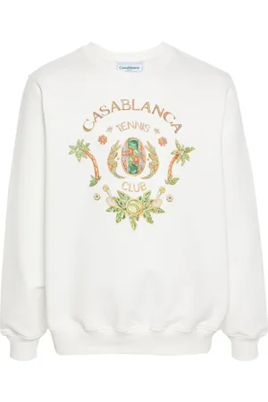 Casablanca Sweatshirt mit "Tennis Club"-Print