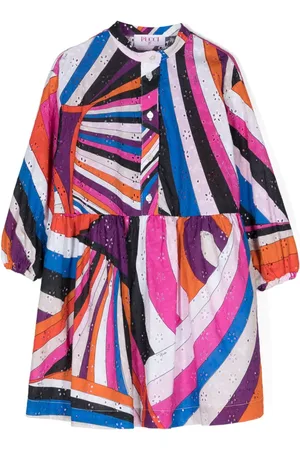 PUCCI Junior Kleid mit Iride-Print