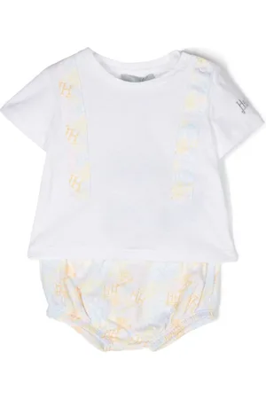 HERNO Set aus T-Shirt und Shorts mit Logo
