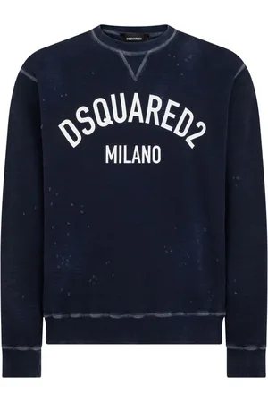 Dsquared2 Sweatshirt in Distressed-Optik mit Logo
