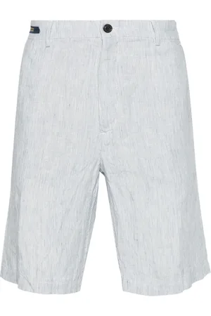Paul & Shark Gestreifte Shorts aus Leinen