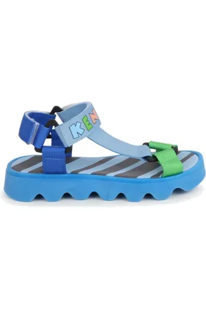 Kenzo Sandalen in Colour-Block-Optik mit Logo-Print