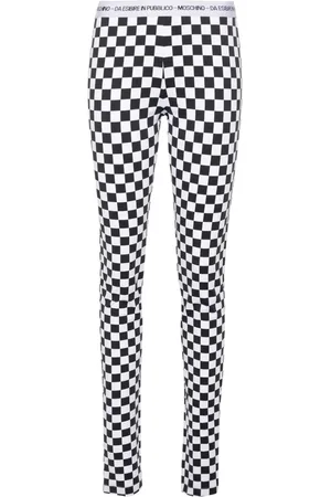 Moschino Schlaghose mit Schachbrettmuster