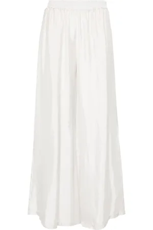 Fabiana Filippi Satin-Palazzohose mit Stretchbund