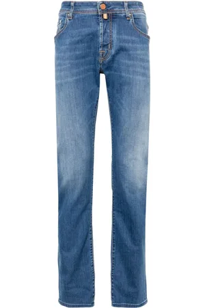 Jacob Cohen Halbhohe Straight-Leg-Jeans