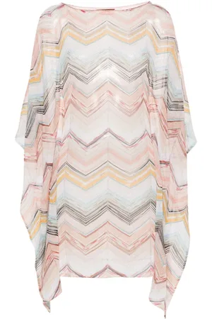 Missoni Lurex-Kaftan mit Zickzackmuster