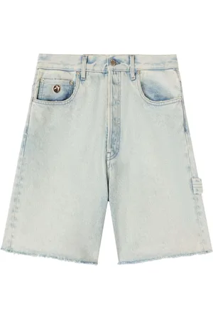 AMBUSH Jeans-Shorts mit offenem Saum
