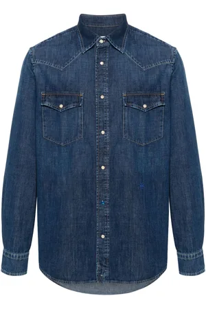 Jacob Cohen Jeanshemd mit Logo-Stickerei