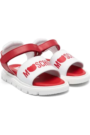 Moschino Sandalen mit Logo-Print