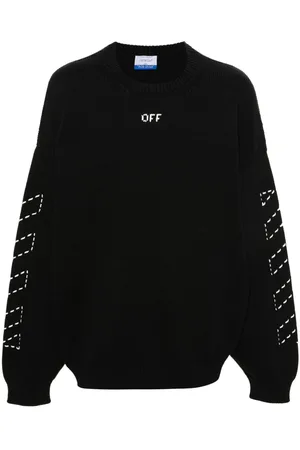 OFF-WHITE Pullover mit diagonalen Streifen