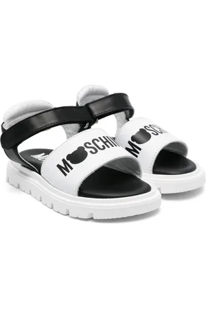 Moschino Sandalen mit Logo-Print